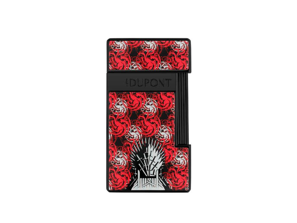 Briquet S.T. Dupont Game of Thrones Slimmy, PVD, Noir, Édition Limitée, 028112