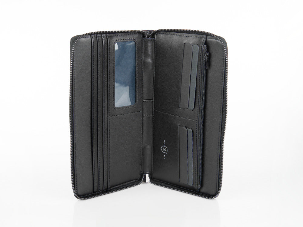 Sac hommes S.T. Dupont Défi Millennium 'Travel Companion', Cuir, Noir, 172006