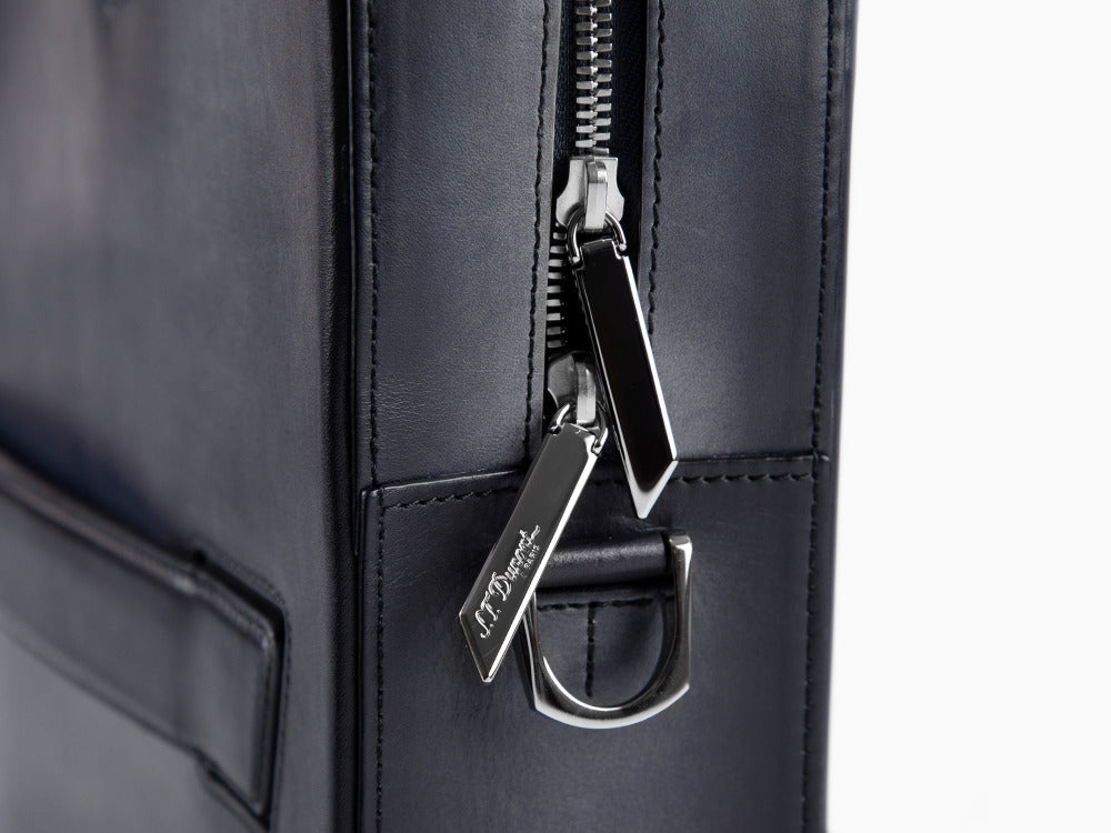 Porte documents S.T. Dupont Le Grand Atelier, Cuir, Bleu, 191365