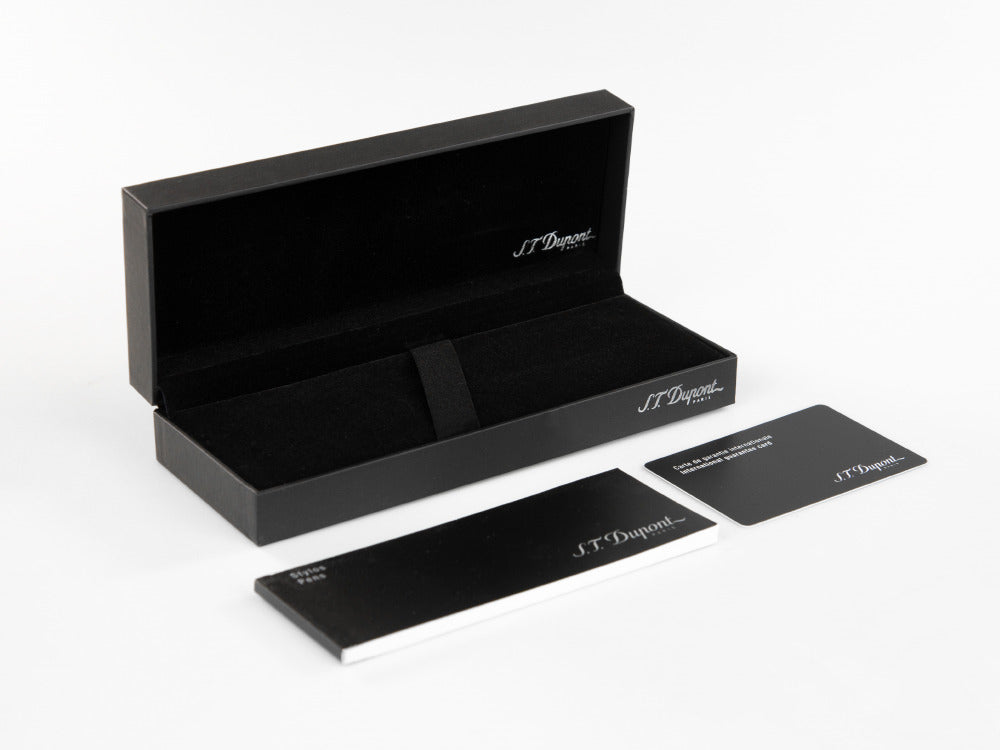 Stylo Plume S.T. Dupont New Line D Large, Laque, Noir, Palladium