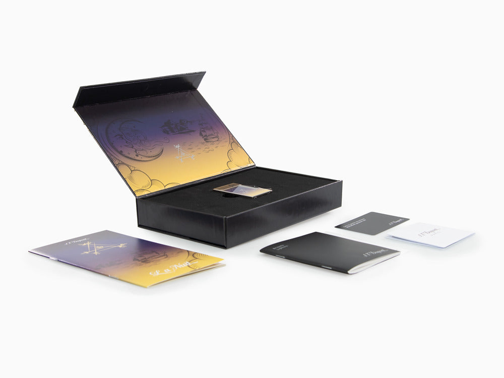 Briquet S.T. Dupont Ligne 2 Montecristo La Nuit, Attributs Palladium, C16035