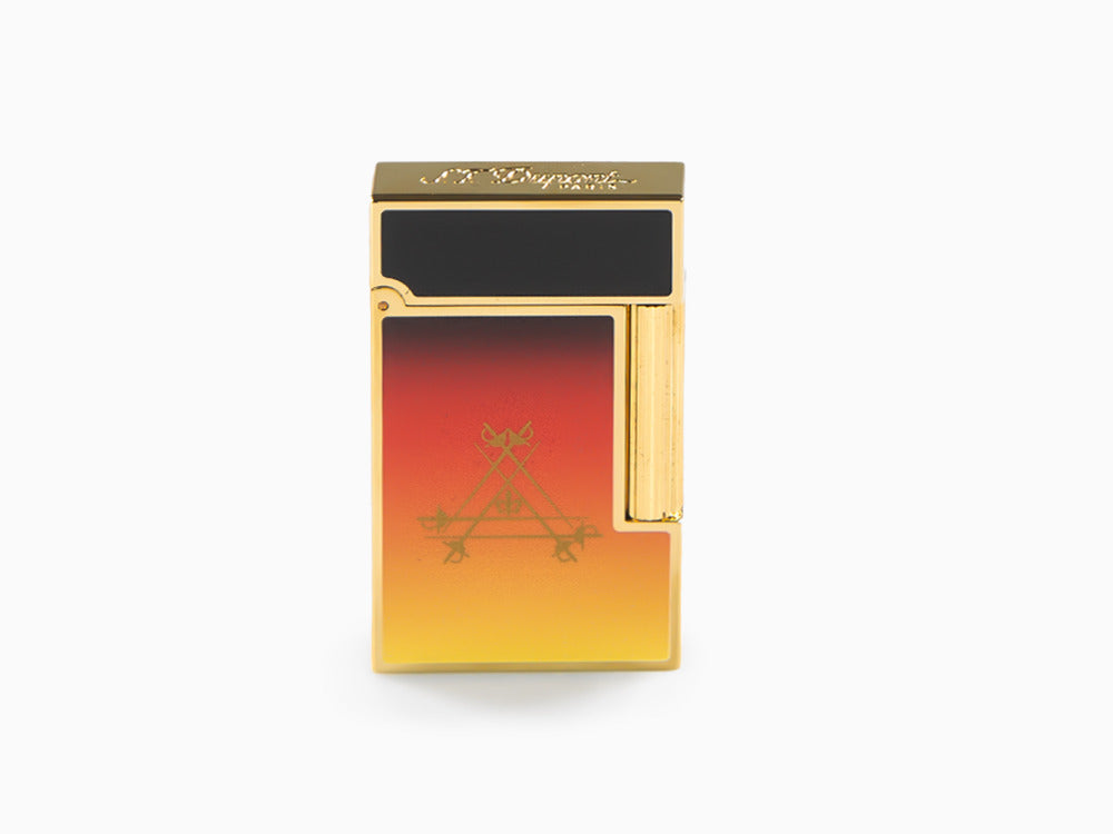 Briquet S.T. Dupont Ligne 2 Cling Montecristo, Le Crépuscule, Orange, C16036