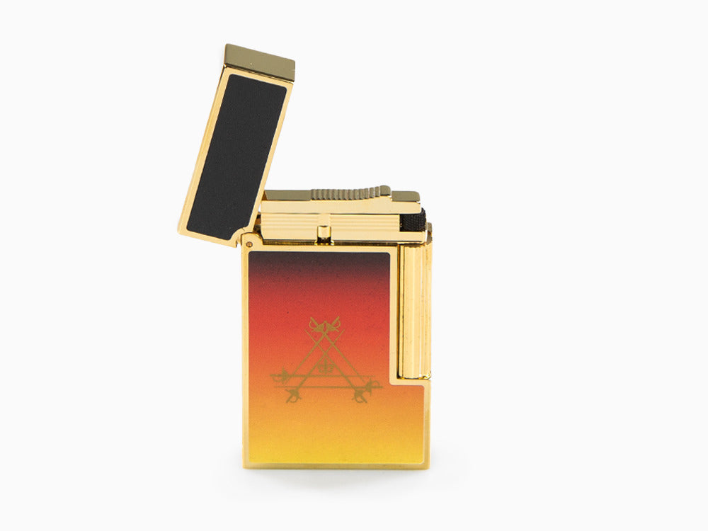Briquet S.T. Dupont Ligne 2 Cling Montecristo, Le Crépuscule, Orange, C16036