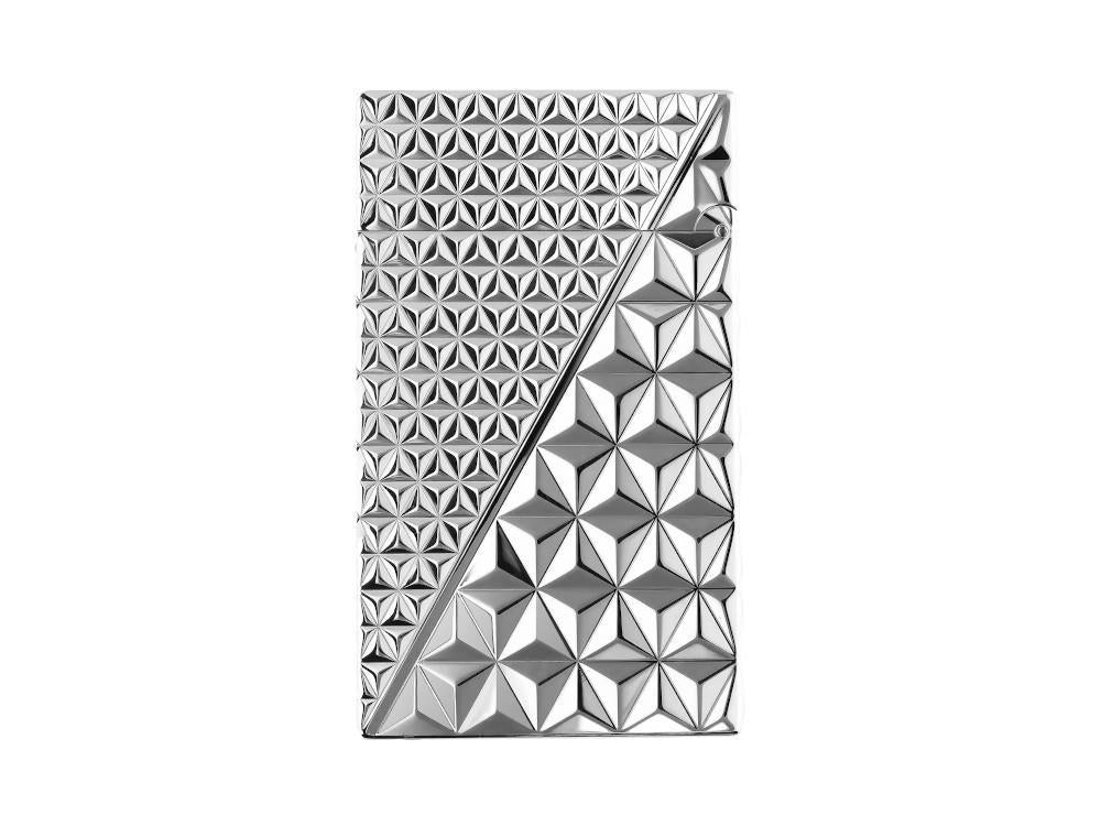 Briquet S.T. Dupont L2 Double Fire X, Laiton,Palladium, Argent, C16645