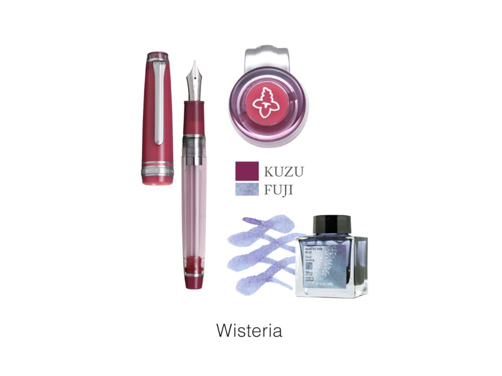 Stylo Plume Sailor PG Slim Manyo II Wisteria, 10-2561-351