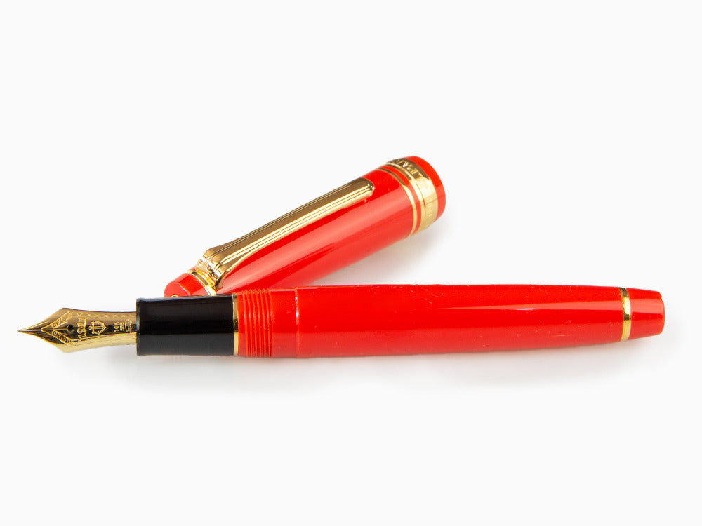 Stylo Plume Sailor Professional Gear Slim Gold, Or, Rouge, 11-1221-430
