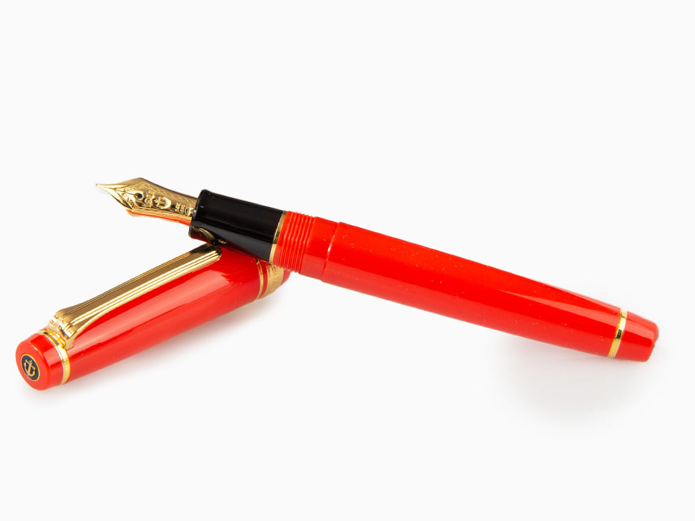 Stylo Plume Sailor Professional Gear Slim Gold, Or, Rouge, 11-1221-430