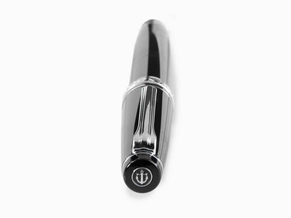 Stylo Plume Sailor Professional Gear Slim Silver, Noir, Rhodium