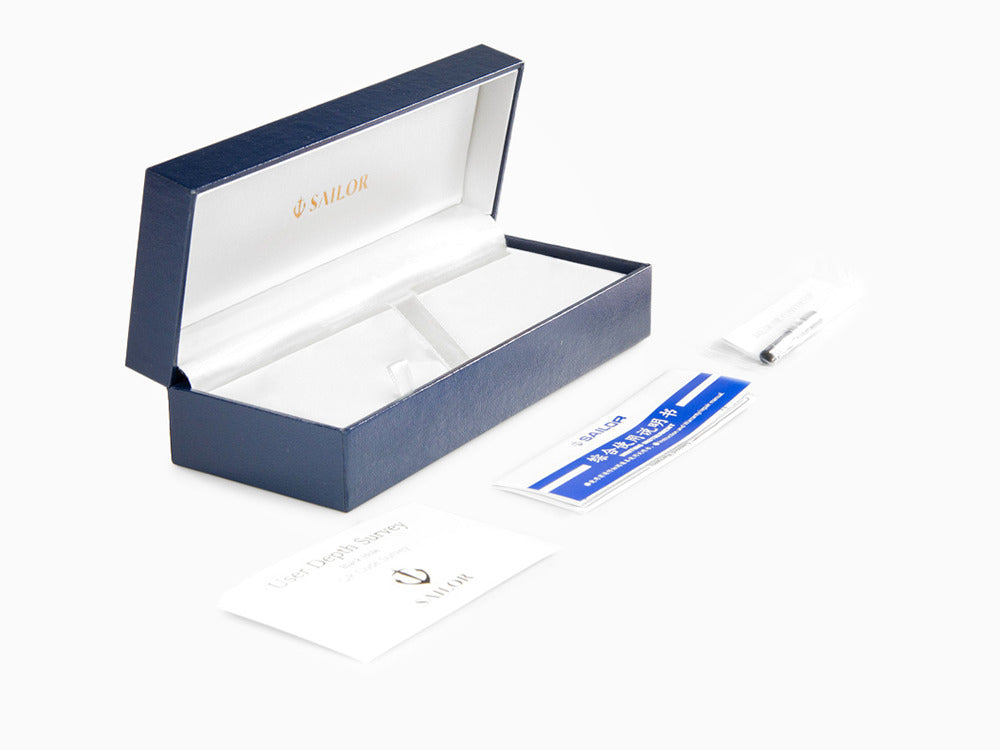 Stylo Plume Sailor Professional Gear Slim Silver, Metallic Violet