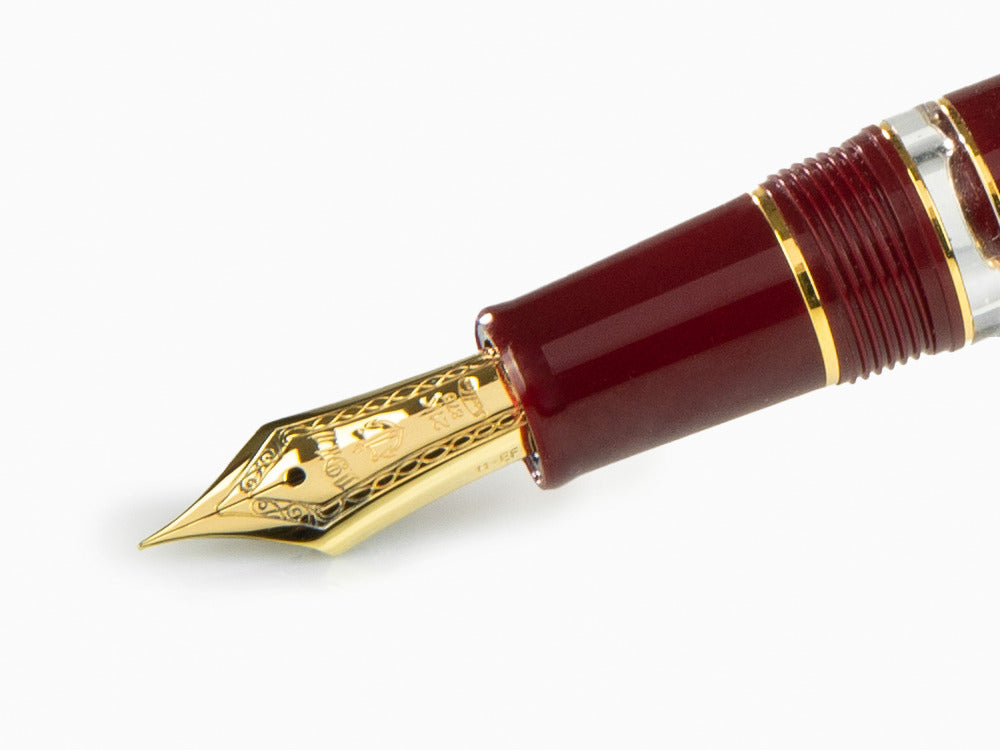 Stylo Plume Sailor 1911 Series Realo, Résine, Marron, Or, 11-3924-432