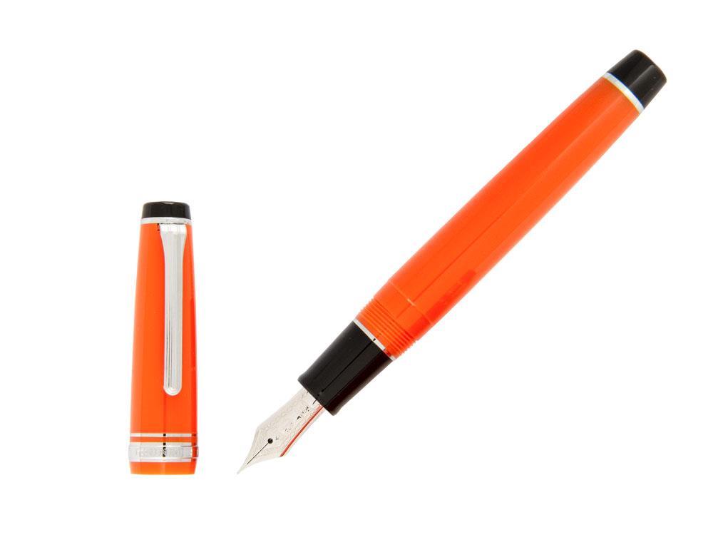 Stylo Plume Sailor Professional Gear Color, Orange, Attributs chromés