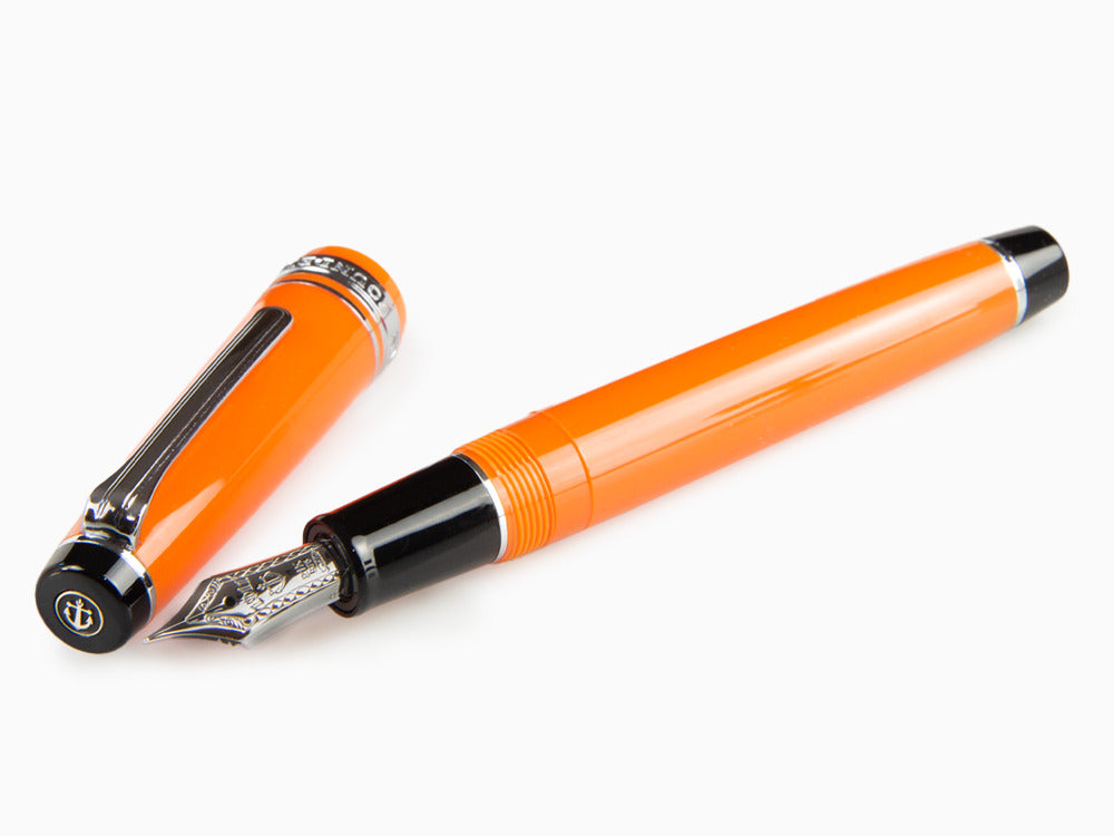 Stylo Plume Sailor Professional Gear Color, Orange, Attributs chromés