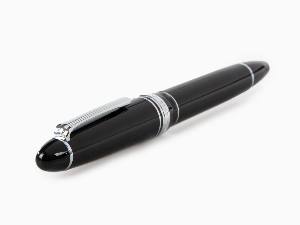Stylo Plume Sailor 1911 Series Realo, Résine, Noir, Chrome, 11-9379-420