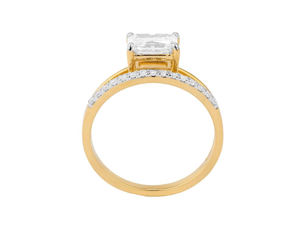 Solitario Bague en Or 18K de 1.1ct, LRY00129-007-13