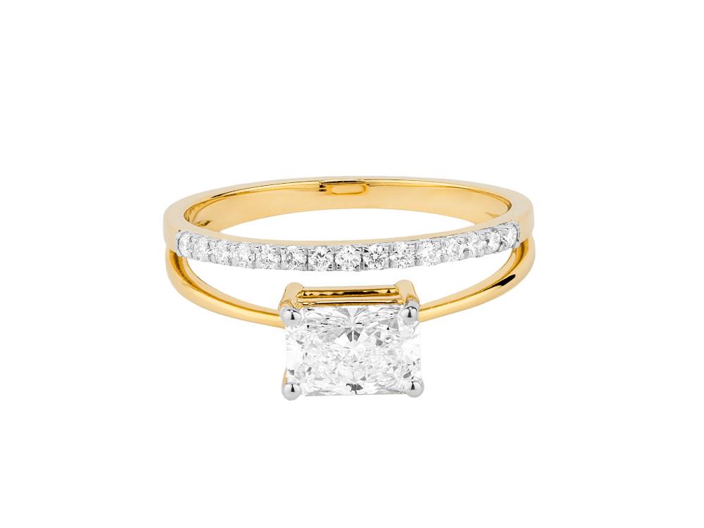 Solitario Bague en Or 18K de 1.1ct, LRY00129-007-13