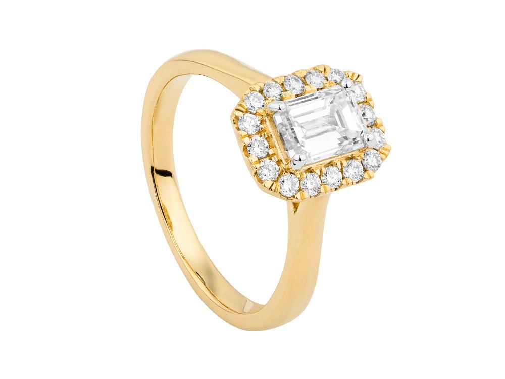 Solitario Bague solitaire en Or 18K de 1.2 ct, LRY00135-095-13