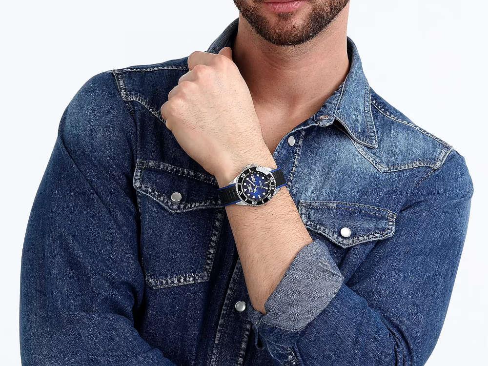 Montre Automatique Sector No Limits 230, Bleu, 43 mm, R322116003