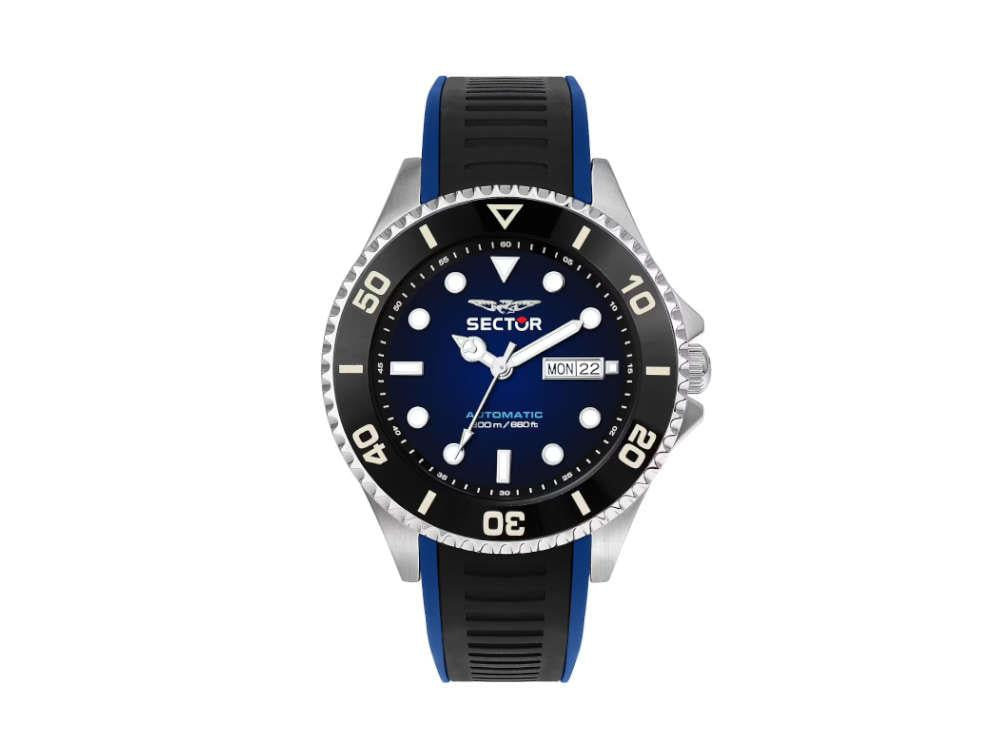 Montre Automatique Sector No Limits 230, Bleu, 43 mm, R322116003