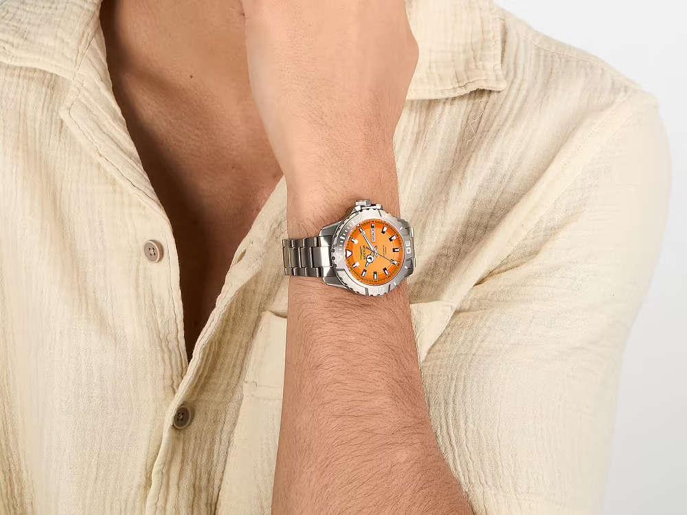 Montre Automatique Sector No Limits Legend, Titane, Orange, 43 mm, R3223135005