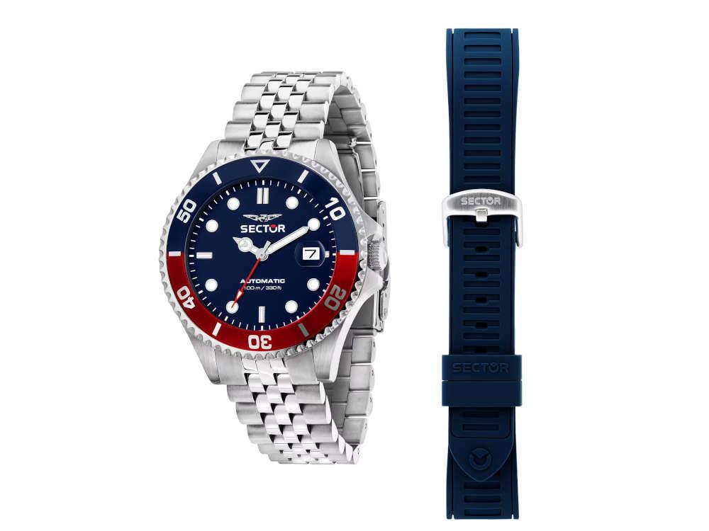 Montre Automatique Sector No Limits 230, Bleu, 43 mm, R3223161018