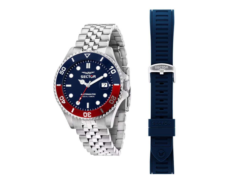 Montre Automatique Sector No Limits 230, Bleu, 43 mm, R3223161018