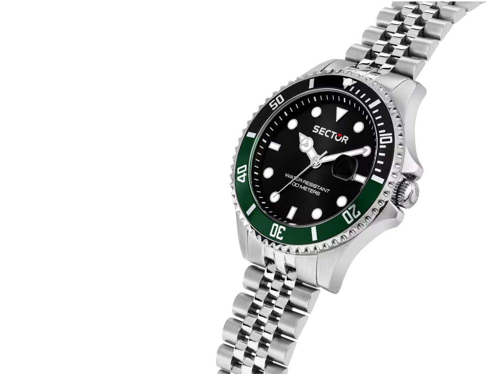 Montre à Quartz Sector No Limits 230, Noir, 43 mm, R3253161052