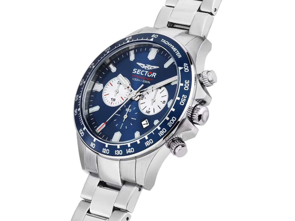 Montre à Quartz Sector No Limits 230, Bleu, 43 mm, R3273661051