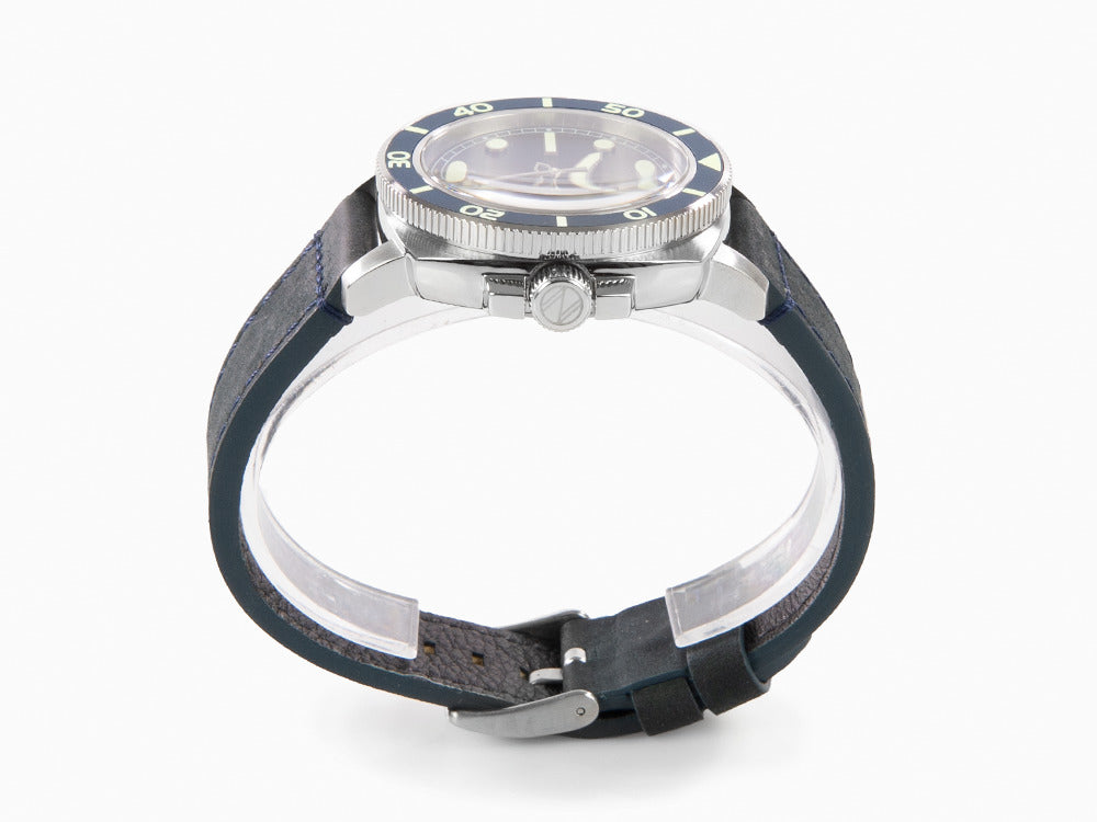 Montre Automatique Spinnaker Hull Diver, Bleu, 42 mm, 30 atm, SP-5088-02