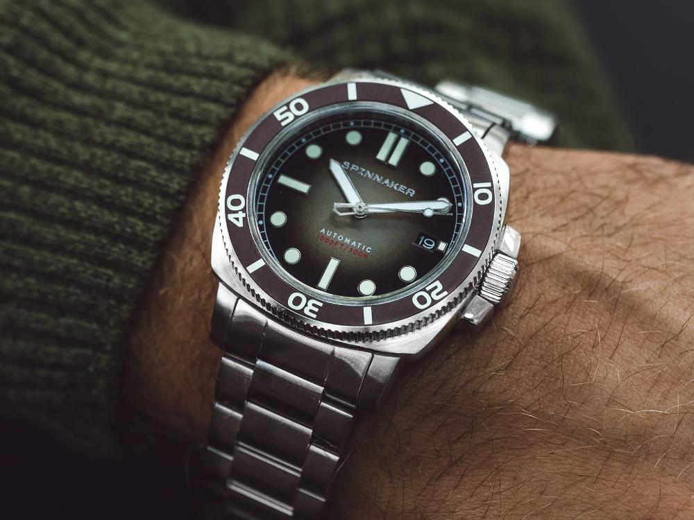 Montre Automatique Spinnaker Hull Harvest Brown, Marron, 42 mm, SP-5088-44