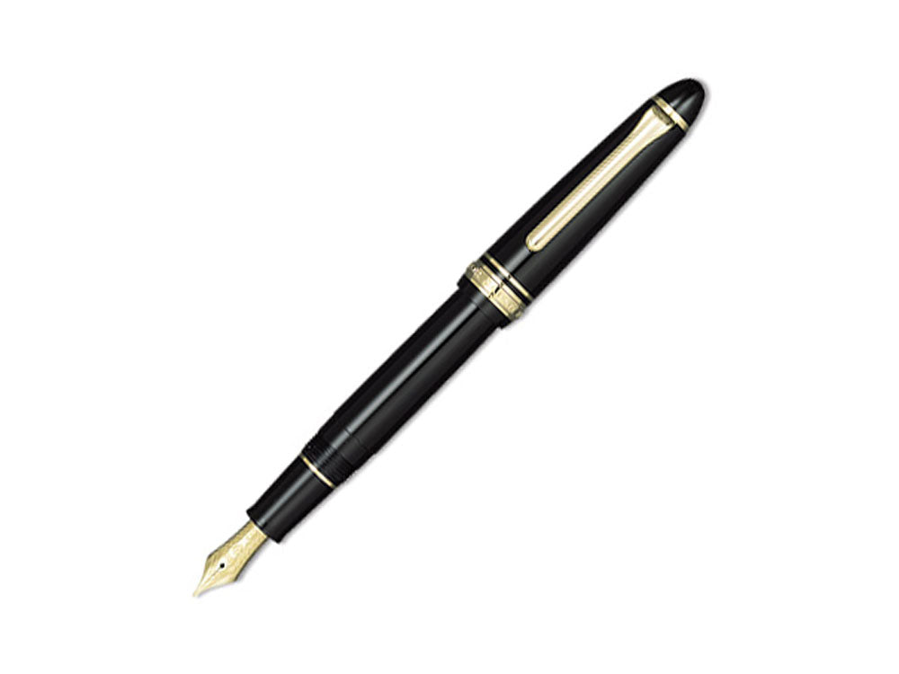 Stylo Plume Sailor 1911 Standard Series, Noir, Attributs Or, 11-1219-420