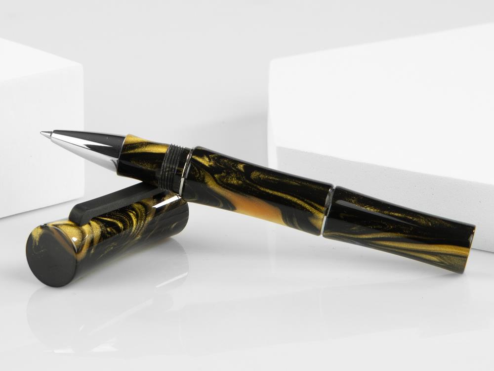 Roller Tibaldi Bamboo Dust, Résine, Noir, Palladium, BMB-3D395-RB