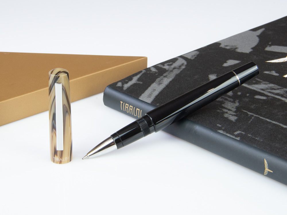 Roller Tibaldi Infrangibile Taupe Grey, Résine, Noir, INFR-324-RB