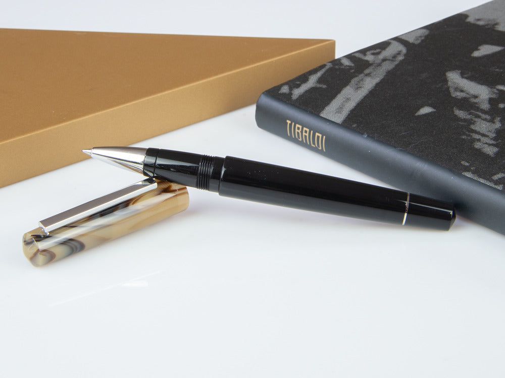 Roller Tibaldi Infrangibile Taupe Grey, Résine, Noir, INFR-324-RB