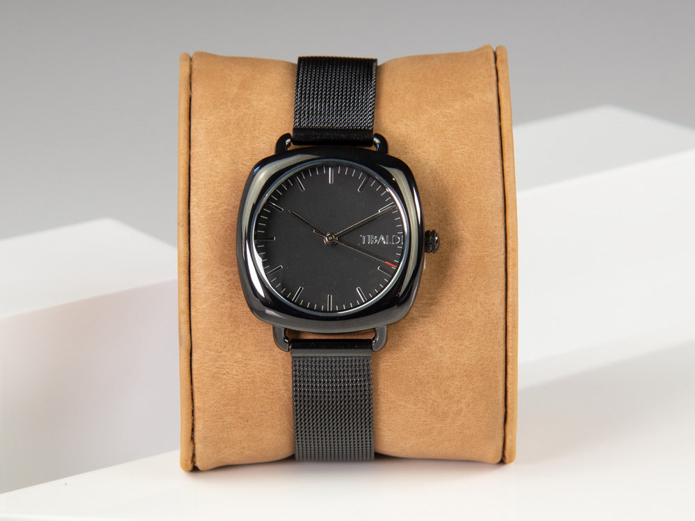 Montre à Quartz Tibaldi Ladies, Acier Inoxydable 316L, Noir, 32 mm, TMF-237-MM