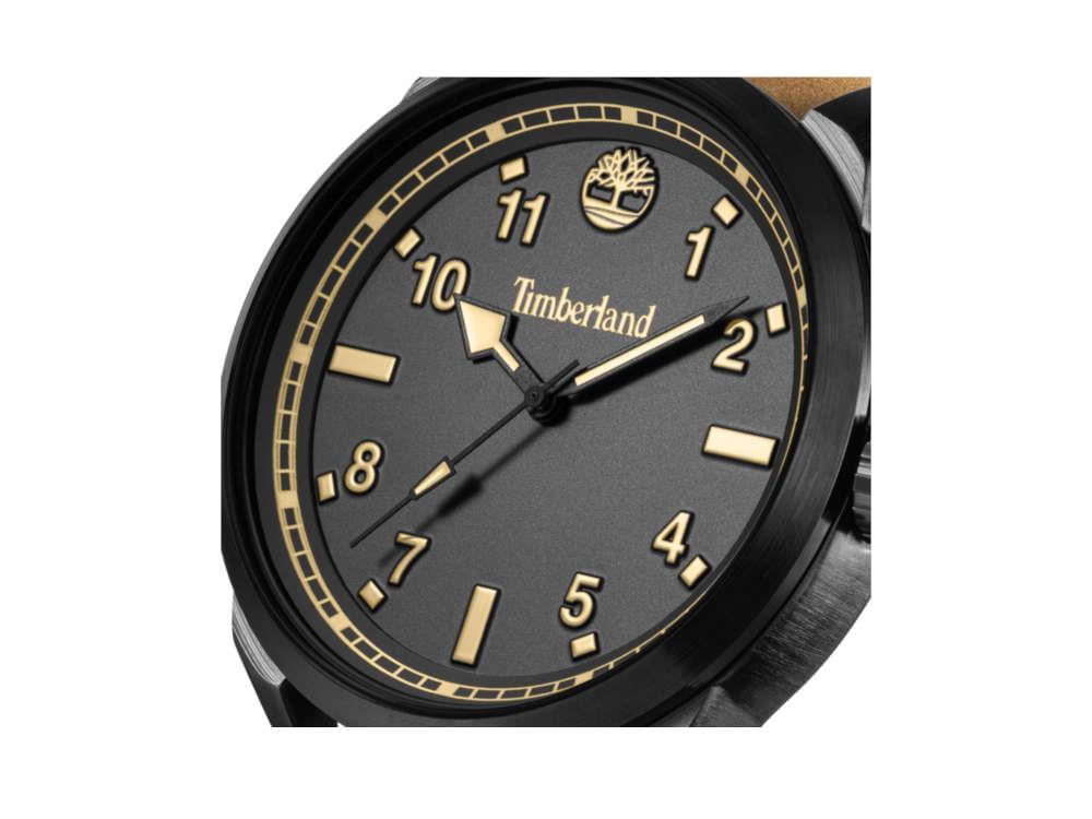 Montre à Quartz Timberland Small Henniker, Métal, Noir, 44 mm, TDWGA0109701