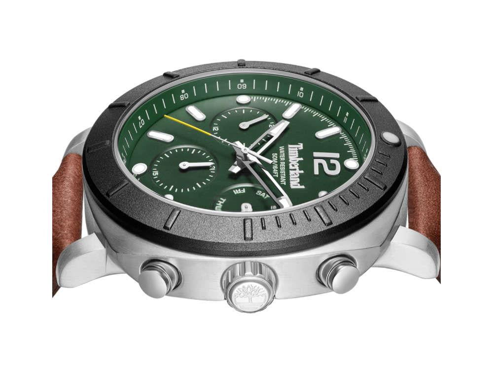 Montre à Quartz Timberland Pyperville, Vert, 46 mm, TDWGF0074902