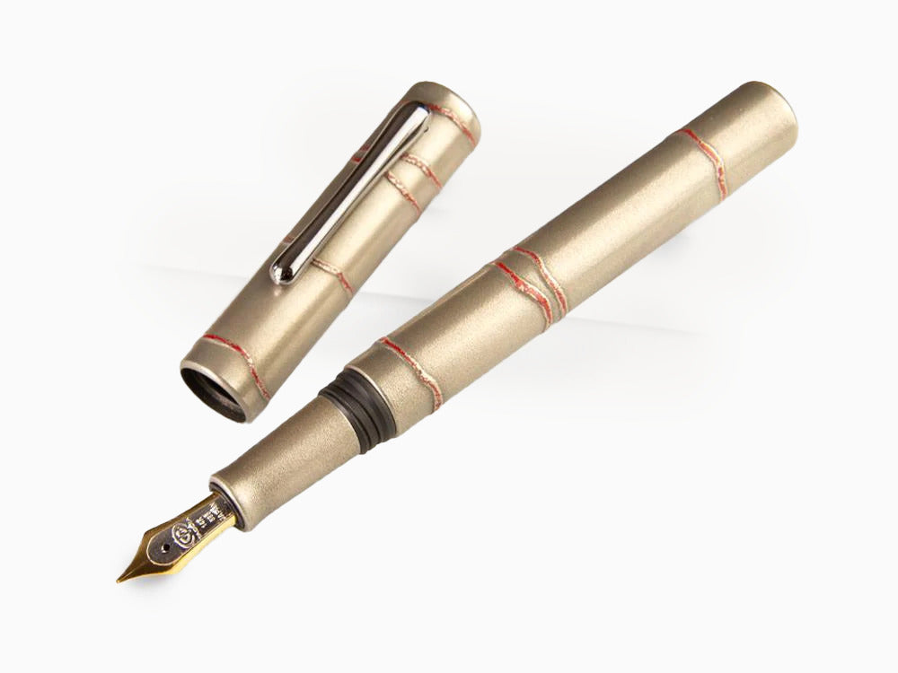 Stylo Plume Taccia Kaga-Wajima White Birch, Edition Limitée