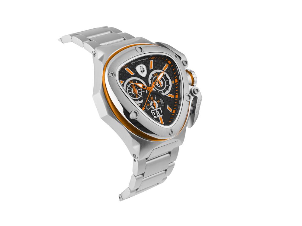 Montre à Quartz Tonino Lamborghini Spyder X Orange SS, 53 mm, Chrono, T9XB-SS-B
