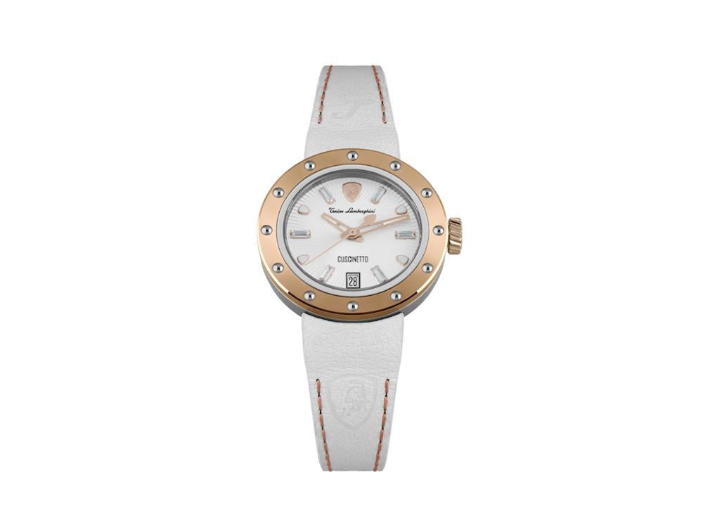 Montre à Quartz Tonino Lamborghini Cuscinetto, Blanc, 38 mm, TLF-A05-5