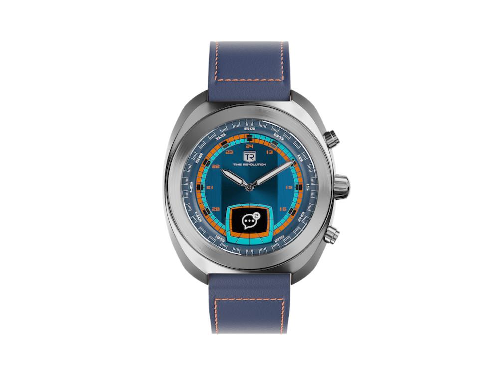 Montre Hybride Time Revolution Hybrid 01 Aurora SS, Bleu, 42 mm, TR01.4S-1