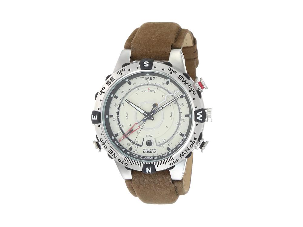 Montre à Quartz Timex Tide, Beige, 45 mm, T2N721