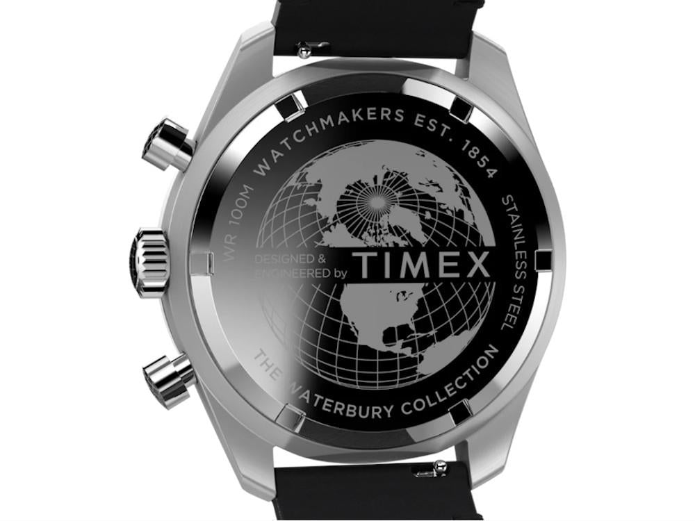 Montre à Quartz Timex The Waterbury, Noir, 41 mm, Chronographe, TW2V42500