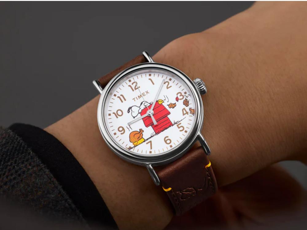 Montre à Quartz Timex Standard Laiton, Blanc, 40 mm, TW2W44300