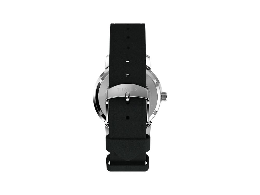 Montre Automatique Timex Marlin Men’s Leather, Noir, 40 mm, TW2W59700