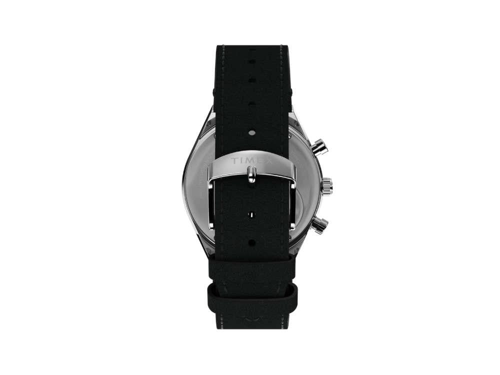 Montre à Quartz Timex Q Timex Chronograph x Peanuts Snoopy, Blanc, TW2W68900
