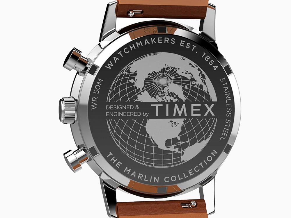 Montre à Quartz Timex Marlin, Vert, 40 mm, Chronographe, TW2W99100