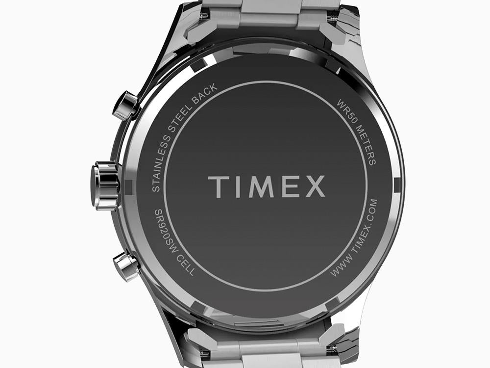 Montre Quartz Timex Trend Dress Chronograph, Noir, 43mm, TW2Y01400