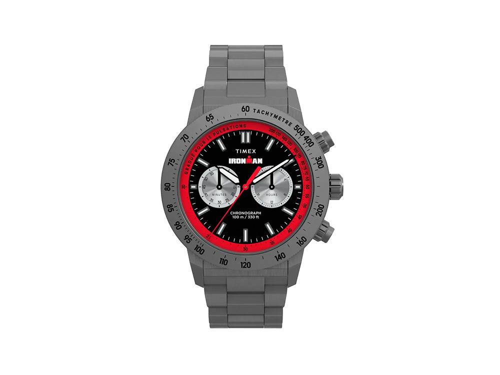 Montre à Quartz Timex Ironman, Noir, 44 mm, Chronographe, TW2Y02000