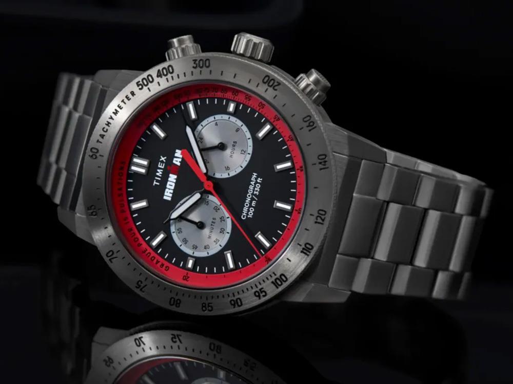 Montre à Quartz Timex Ironman, Noir, 44 mm, Chronographe, TW2Y02000