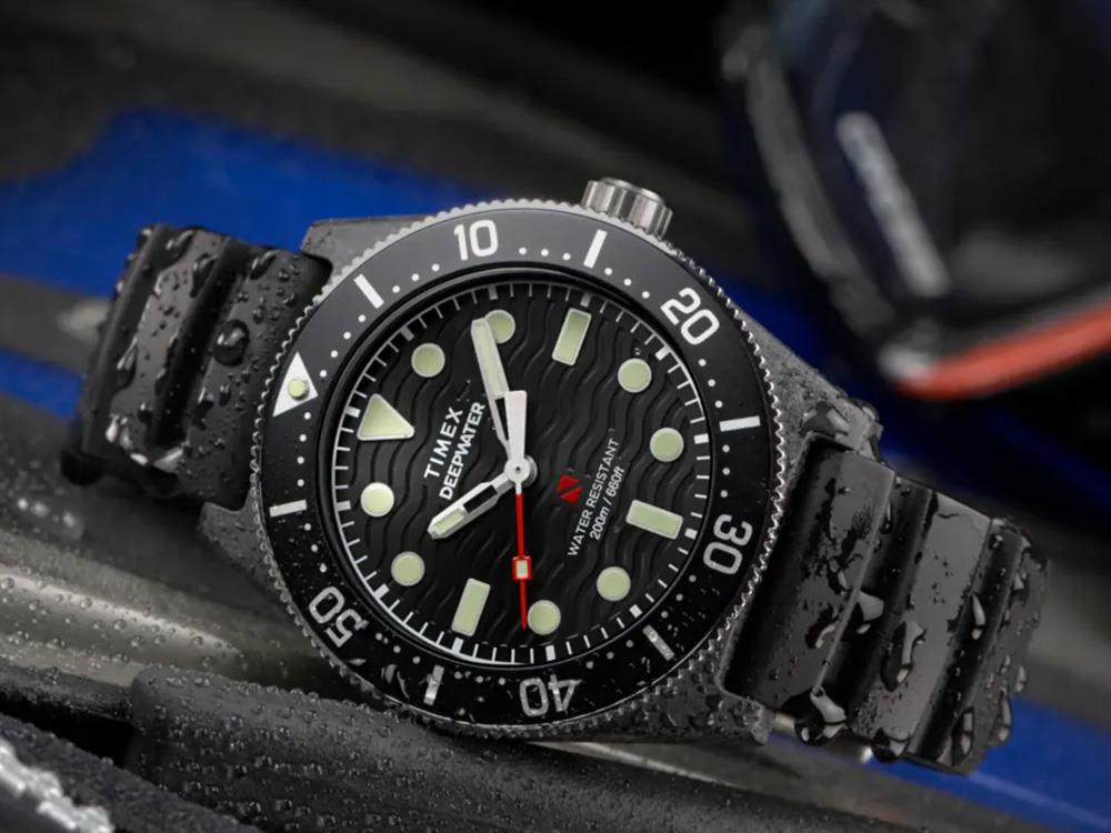 Montre à Quartz Timex Deepwater Reef 200 Composite, Noir, 43 mm, TW2Y02200